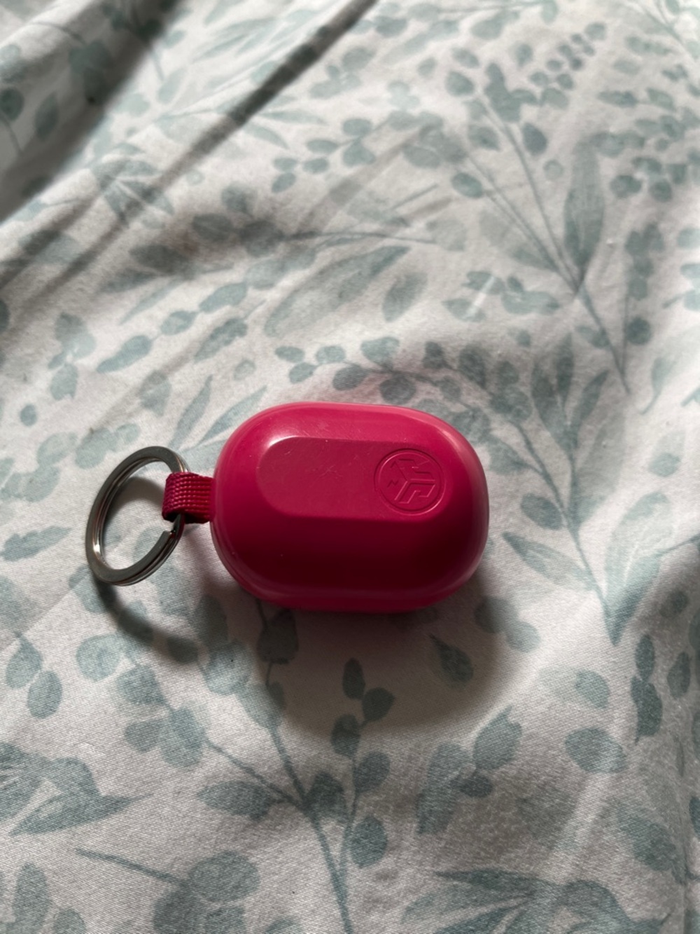 Pink Wireless Earbud Charging Case Keychain jlab jbuds minis